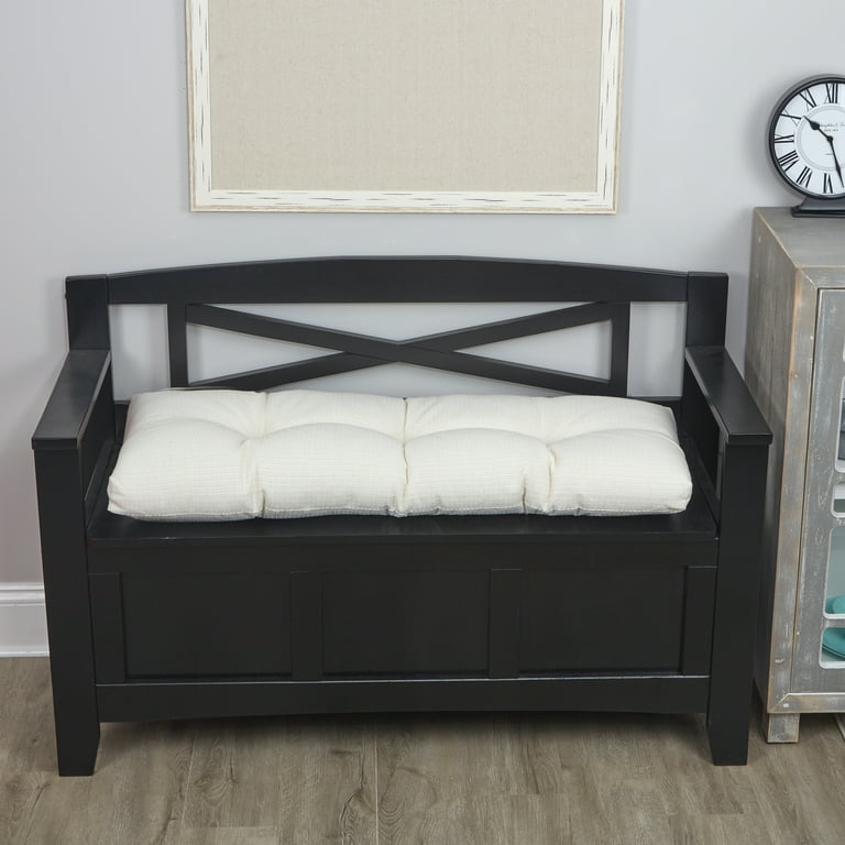 Klear Vu Gripper Omega Tufted Universal 35 inch Bench Cushion Walmart