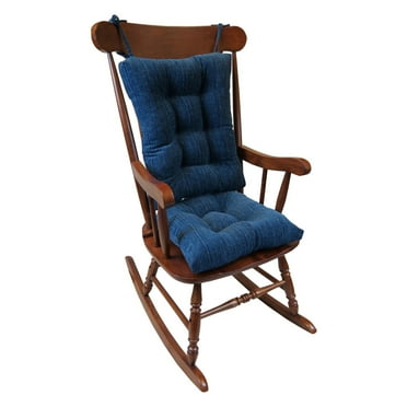 Klear Vu Gripper Polar Chenille Jumbo 2 Pieces Rocking Chair Cushion Set