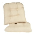 thumbnail image 1 of Klear Vu Gripper Saturn Tufted Dining Chair Cushion - Set of 2, 1 of 5