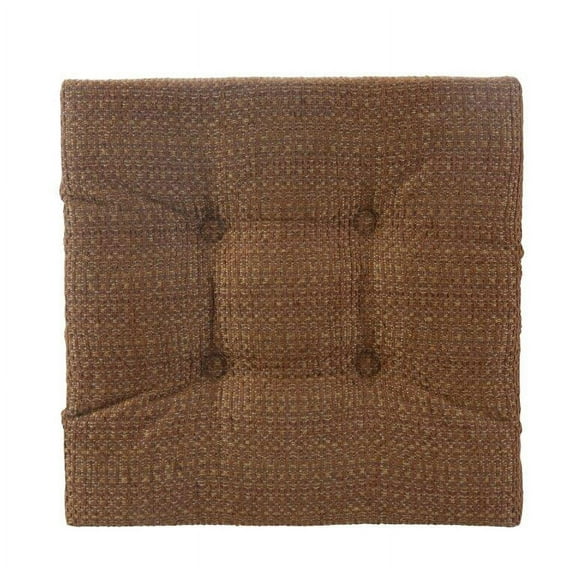 Klear Vu Gripper Square 15" x 15" Bar Stool Cushion with Velcro Straps - Set of 4