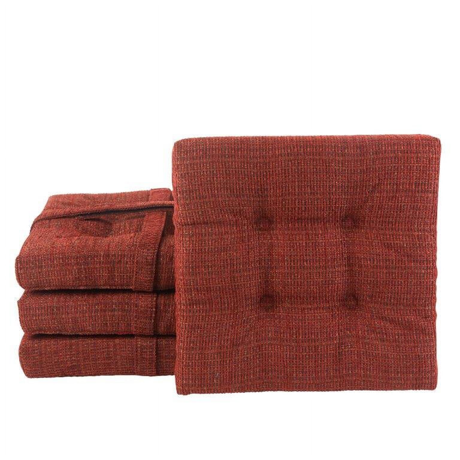 Klear Vu Gripper Square 15" x 15" Bar Stool Cushion with Velcro Straps