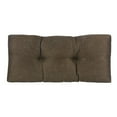 thumbnail image 1 of Klear Vu The Gripper Non-Slip Tufted Omega Universal Bench Cushion, 30" x 14 x 3", Chestnut, 1 of 4