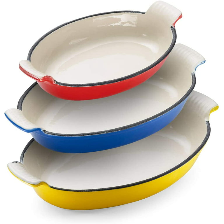 https://i5.walmartimages.com/seo/Klee-Enameled-Cast-Iron-Pan-Lasagna-Pan-Large-Roasting-Pan-Casserole-Dishes-for-the-Oven-Oval-Casserole-Dish-Set-of-3_45e333ae-df93-4d27-9fbc-1e215f0fd0a5.59f65df6564f233b7b86dbd06a8466d7.jpeg?odnHeight=768&odnWidth=768&odnBg=FFFFFF