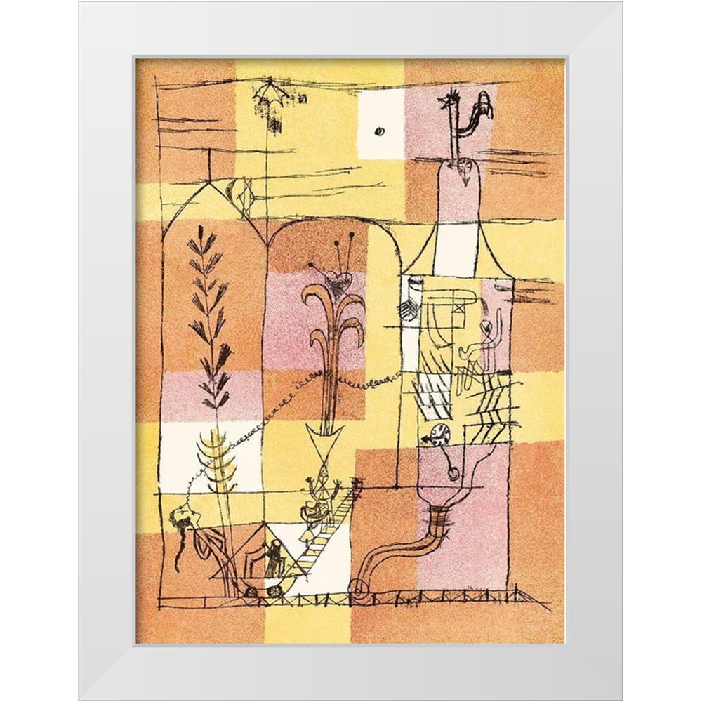 Klee, Paul 11x14 White Modern Wood Framed Museum Art Print Titled - In ...