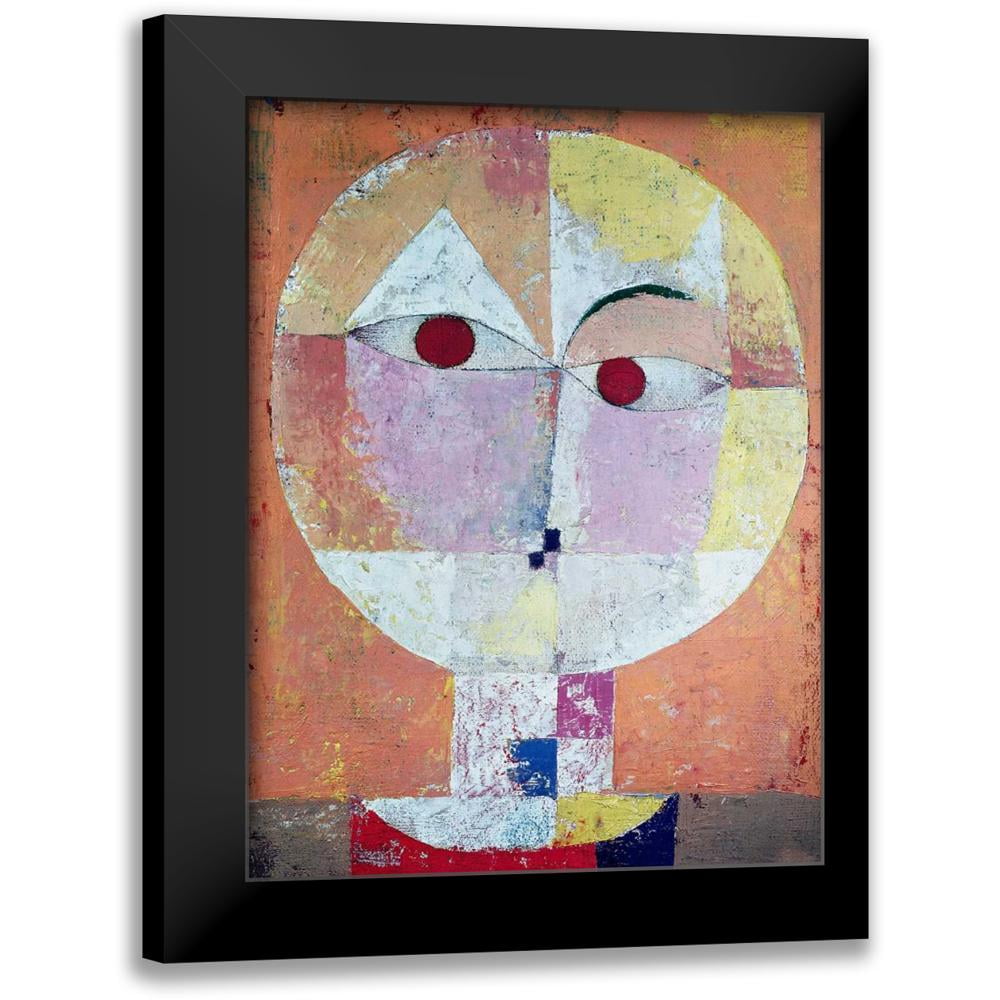 Klee, Paul 12x14 Black Modern Framed Museum Art Print Titled - Senecio