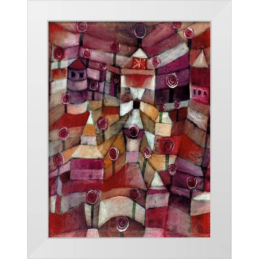 Klee, Paul 12x14 White Modern Wood Framed Museum Art Print Titled