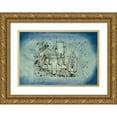 thumbnail image 1 of Klee, Paul 14x11 Gold Ornate Wood Framed with Double Matting Museum Art Print Titled - The Chair Animal, 1 of 4