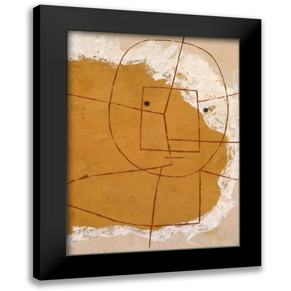 Klee, Paul 14x18 Black Modern Framed Museum Art Print Titled - One who Understands 1934