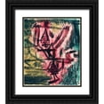 thumbnail image 1 of Klee, Paul 15x17 Black Ornate Wood Framed with Double Matting Museum Art Print Titled - Fire Clown, 1 of 4