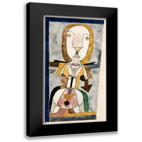 Klee, Paul 15x24 Black Modern Framed Museum Art Print Titled - Popular Wall Painting