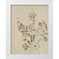 thumbnail image 1 of Klee, Paul 19x24 White Modern Wood Framed Museum Art Print Titled - The Last Adventure of the Knight Errant, 1 of 4