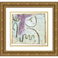 thumbnail image 1 of Klee, Paul 22x20 Gold Ornate Wood Framed with Double Matting Museum Art Print Titled - Little Hope, 1 of 4