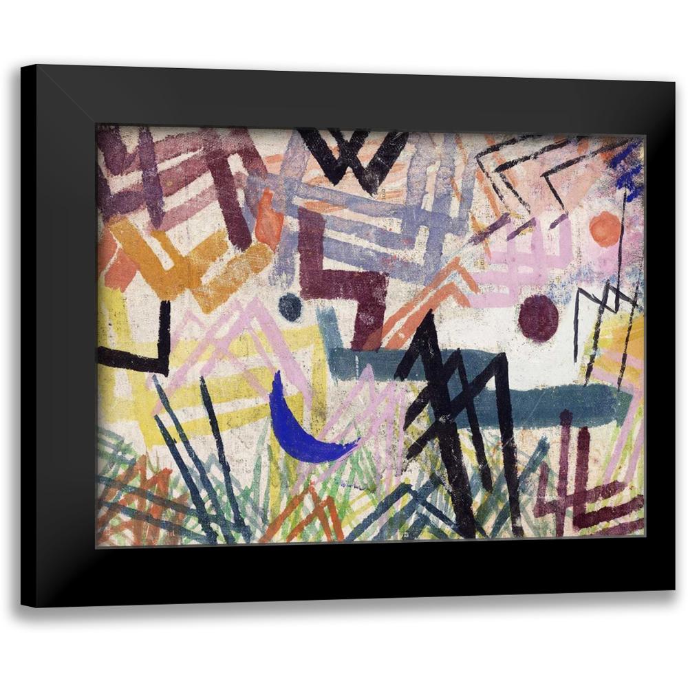 Klee, Paul 24x19 Black Modern Framed Museum Art Print Titled - The ...
