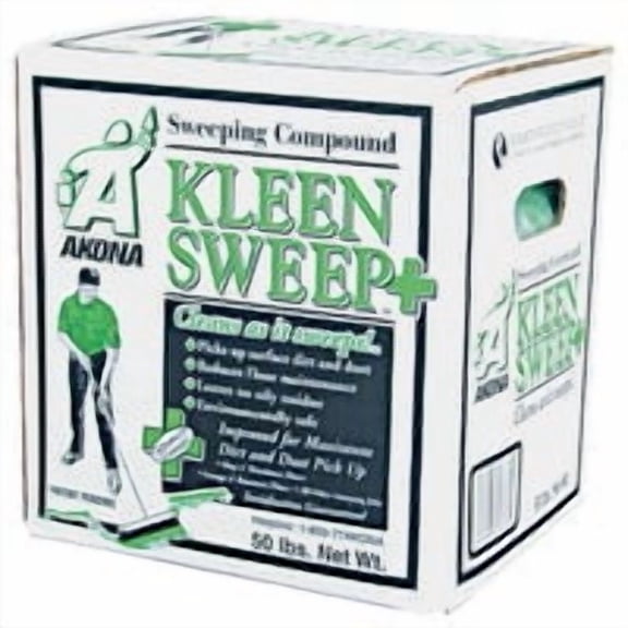 Kimberly-Clark Kleen Sweep Plus Sweeping Compound - Floor Cleaner - 50 lbs Box  Home & Garage Storage, Stackable Design