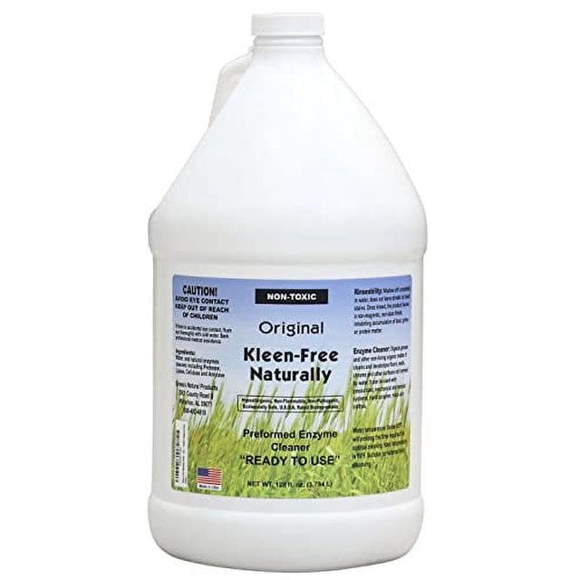 KleenFree Naturally Preformed Enzyme Cleaner (Original Scent, 1Gallon