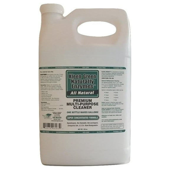 Kleen Green Naturally Concentrated Cleaner - 128 oz Multi-Purpose Formula - Household, Kitchen, Floor, Bathroom, Pet Safe - Non-Toxic, Biodegradable