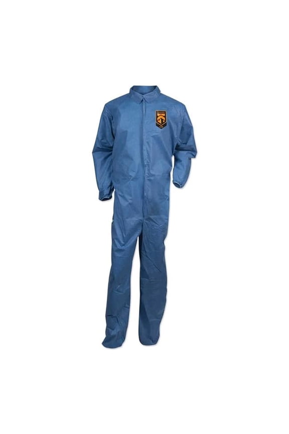 Kleen Guard 412-58507 A20 Breathable Particle Protection Coveralls, Blue Denim - 4XL - Pack of 20