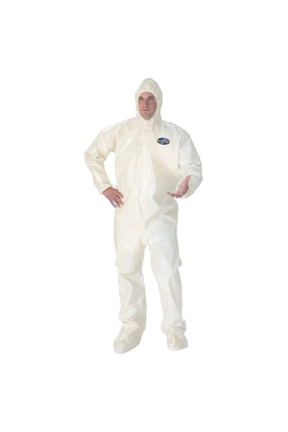 Kleen Guard 412-45663 A80 Hazard-Grade Chemical Coverall - Pack of 12