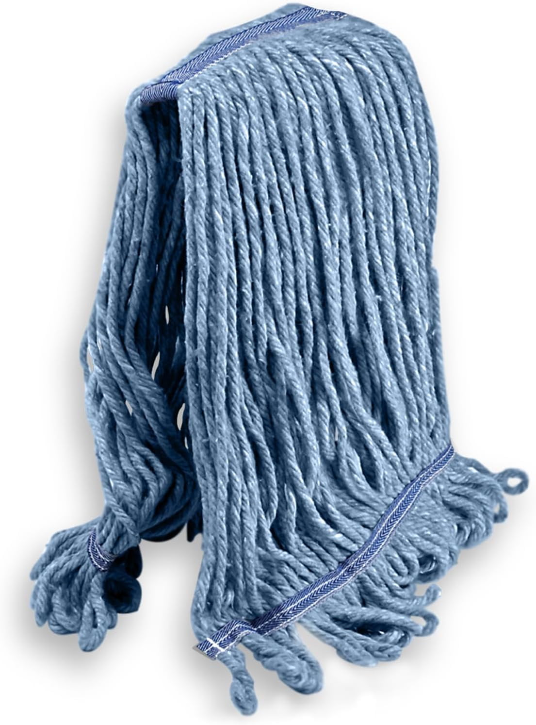 Blue Blended Cotton Heavy Duty String Mop Head