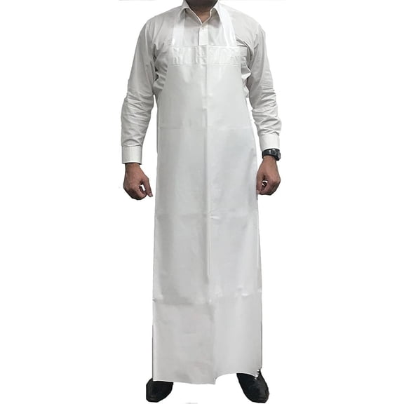 Kleen Handler Waterproof TPU Bib Thick Apron, 7.8 Mil, Oil & Water Resistant