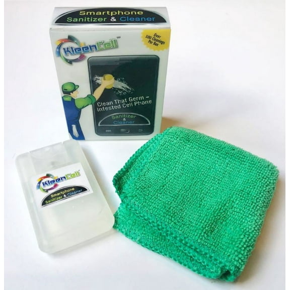 KleenCell - Screen & Cell Phone Cleaner Kit All Organic Formula Safe for Smartphones, Eyeglasses and Gadgets (2-pack)