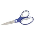 thumbnail image 1 of KleenEarth Soft Handle Scissors Pointed Tip, 7" Long, 2.25" Cut Length, Blue/Gray Straight Handle, 1 of 4