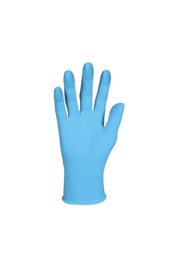 G10 Comfort Plus Blue Nitrile Gloves, Light Blue - Large - Pack of 10