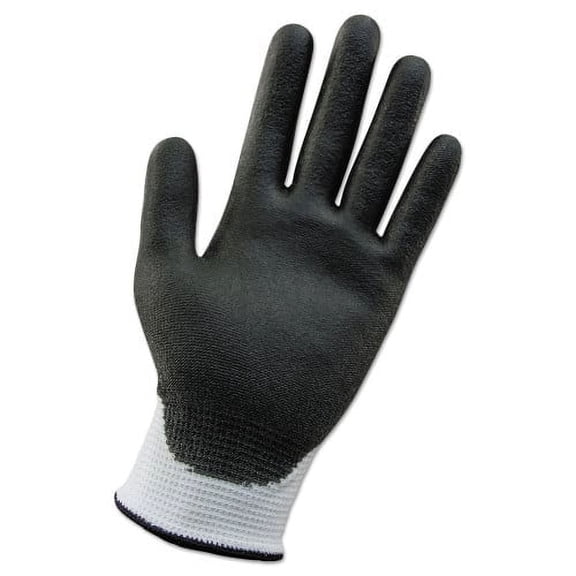 KleenGuard G60 ANSI Level 2 Cut-Resistant Gloves, 265 mm Length, 2X-Large, White/Black, 12 Pairs
