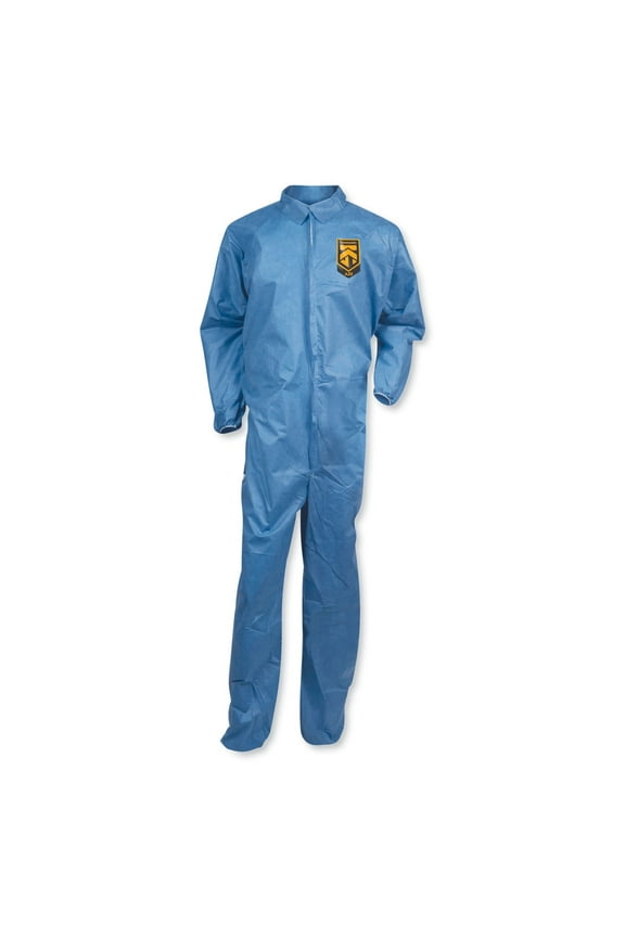 KCC 58504 A20 MICROFORCE Barrier SMS Fabric Coveralls - X-Large, Blue (24/Carton)