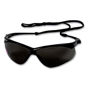KleenGuard V60 Nemesis Vision Correction Safety Sunglasses 22519, Smoke Readers with +2.5 Diopters, Black Frame, 6 Pairs/Case