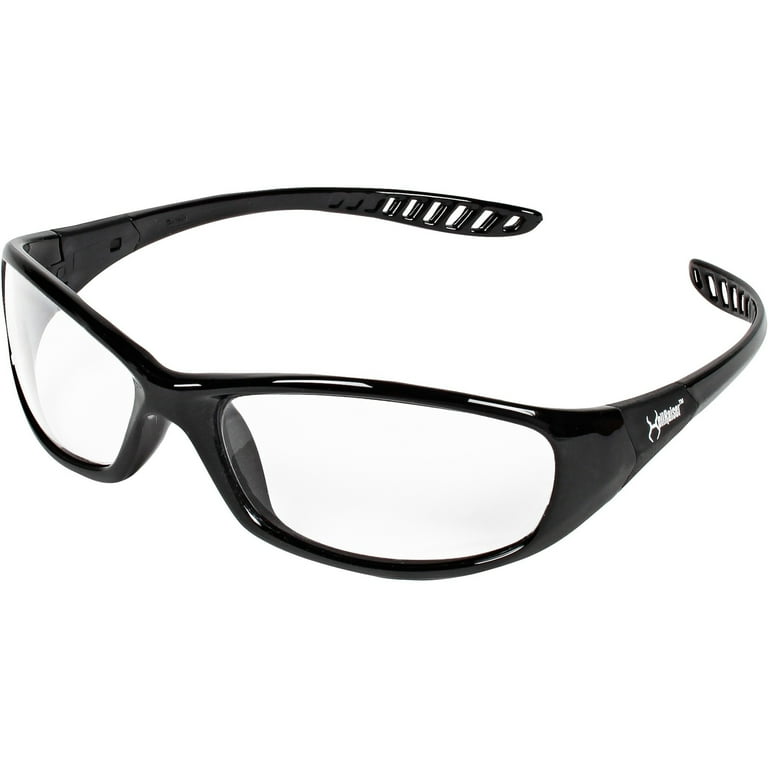 V40 HellRaiser Safety Glasses, Black Frame, Clear Lens V40 HellRaiser Safety Glasses, Black Frame, Clear Lens