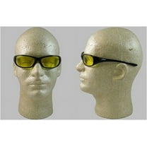 KleenGuard (formerly Jackson Safety) V40 Hellraiser Safety Glasses (20541), Amber Lens with Black Frame, 12 Pairs per Case