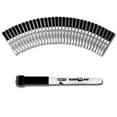 thumbnail image 1 of KleenSlate Small Dry Erase Markers with Eraser Black Pack of 32 (KLS6030), 1 of 2
