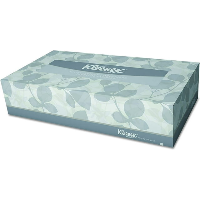 Kleenex 21606 Facial Tissue White 8 in. x 8 - 2/5 in. 125 Count (Each ...