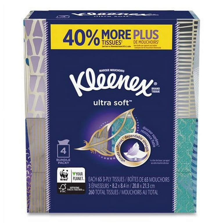 Kleenex Slim Pack Facial Tissues Travel Size 3 pk - Shop Facial Tissue at  H-E-B
