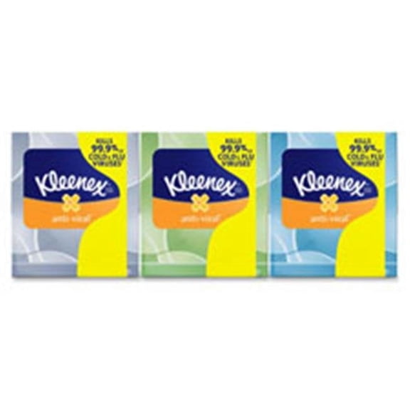 Kleenex Anti-Viral Facial Tissue, 12 Per Carton
