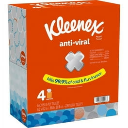 Kleenex Anti-viral Facial Tissue - 3 Ply - White - Anti-viral, Soft - For Face, Business, Commercial - 55 Per Box - 12 / Carton Kleenex Anti-viral Facial Tissue - 3 Ply - White - Anti-viral, Soft - For Face, Business, Commercial - 55 Per Box - 12 / Carton