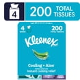thumbnail image 1 of Kleenex Cooling + Aloe Facial Tissues, 4 Cube Boxes, 50 Tissues Per Box, 2-Ply, 1 of 10