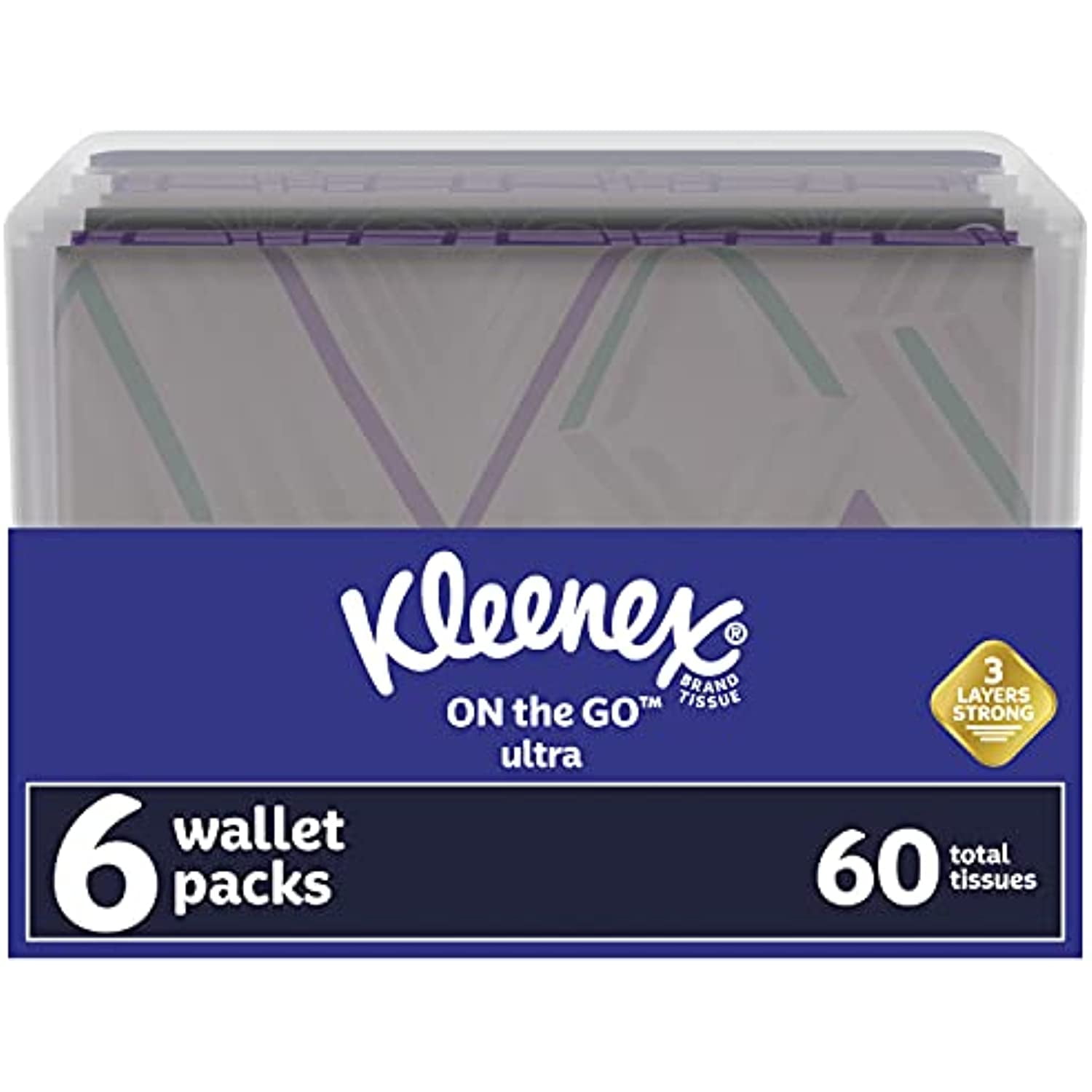 Kleenex Everyday Tissues Wallet - 6 10-Count Packs