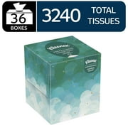 Kleenex Facial Tissue, Bulk (21271), 2-Ply, Soft & Strong, 36 Boxes of 90 Tissues, 6-pack bundles