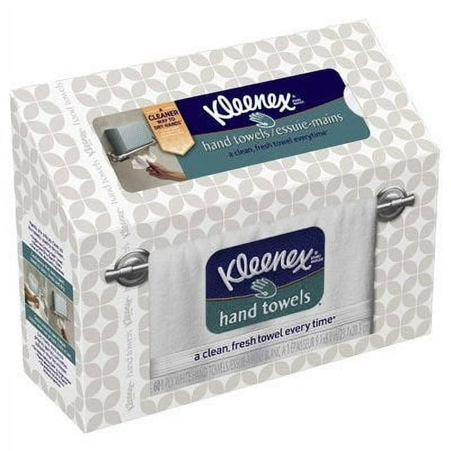 Kleenex Hand Towels, 1Ply, 60Ct. 6 Pack