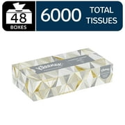 Kleenex Facial Tissue, Bulk (21606), 2-Ply, Soft & Strong, 48 Boxes of 125 Tissues