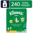 thumbnail image 1 of Kleenex Lotion Facial Tissues with Coconut Oil, 4 Cube Boxes, 60 Tissues per Box, 3-Ply, 1 of 9