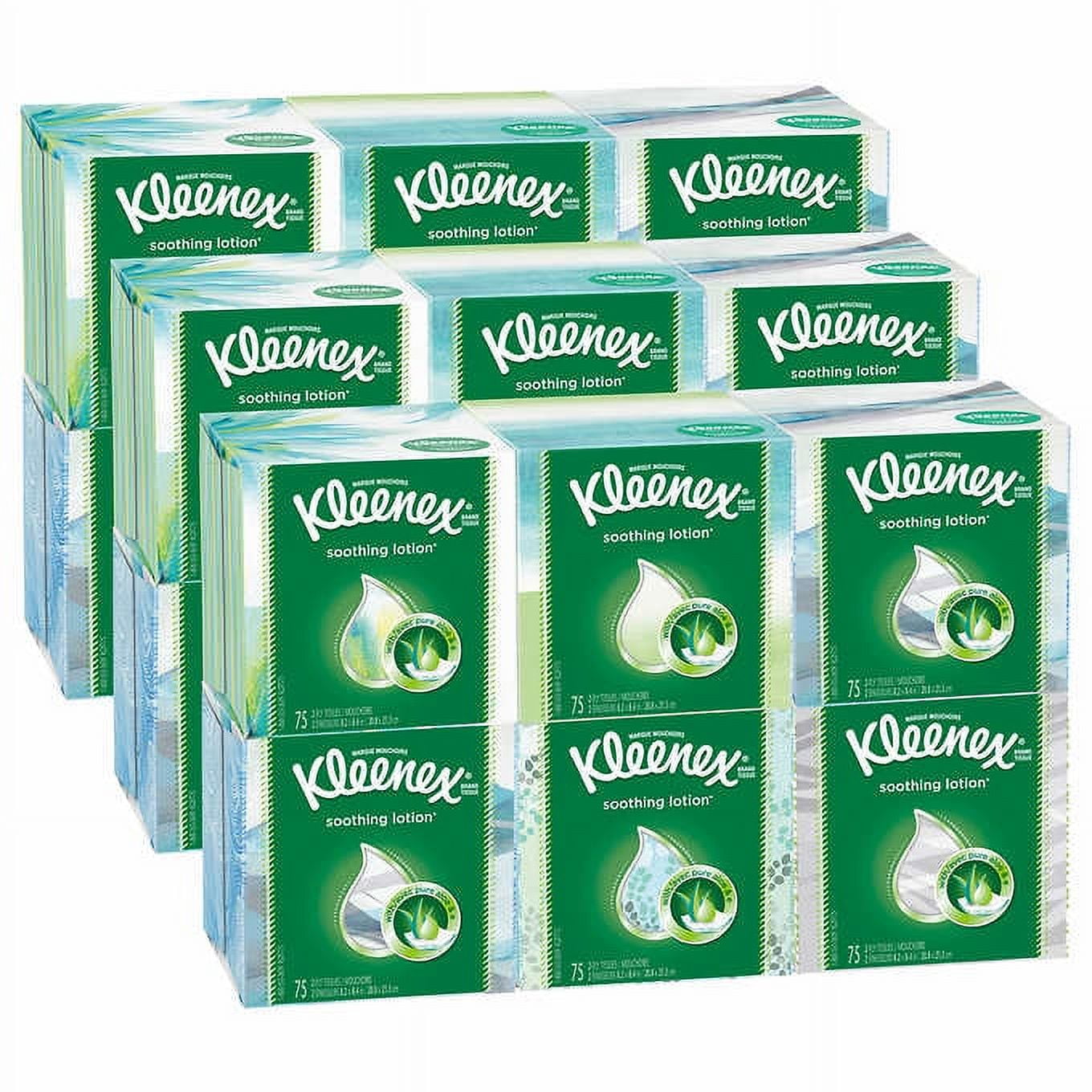 Kleenex Lotion Upright Facial Tissue Bundle, 18-pack RCZ