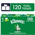 thumbnail image 1 of Kleenex Lotion with Coconut Oil 3-Ply Flat Box Facial Tissues, 1 Pack (120 Total Tissues), 1 of 11