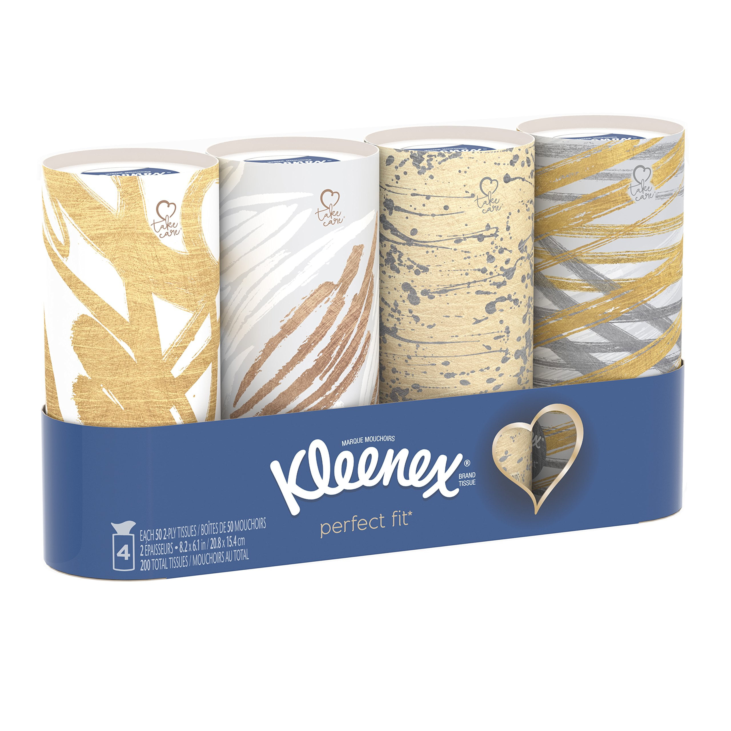 Kleenex Perfect Fit Facial Tissues, 50 Ct, 4 Pack
