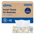 thumbnail image 1 of Kleenex® Professional Facial Tissue, Bulk (03076), 2-Ply, White, Flat Facial Tissue Boxes for Business, Convenience Case (125 Tissues/Box, 12 Boxes/Case, 1,500 Tissues/Case), 1 of 10