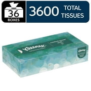 Kleenex Facial Tissue, Bulk (21400), 2-Ply, Soft & Strong, 36 Boxes of 100 Tissues