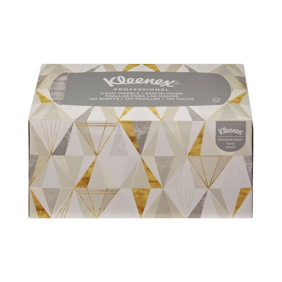 Kleenex Professional Hand Towels, Pop-Up Box, 9 in x 10 1/2 Inch, 120 Towels, 18 Packs, 2160 Total
