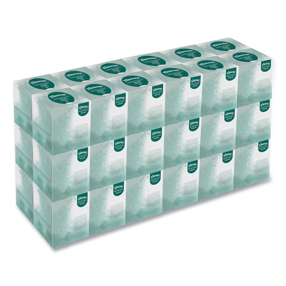 Kleenex Professional Naturals Boutique Facial Tissue Cube for Business (21272), Upright Face Tissue Box, 2-PLY, 6 Bundles / Case, 6 Boxes / Bundle, 36 Boxes / Case